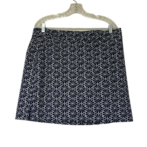 IZOD Skirt Womens 12 Blue Skort Golf Sport Activewear Stretch‎ Pocket - Picture 1 of 8